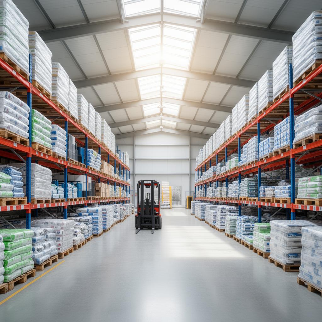Galpão industrial em ruptura de estoque — o custo de um fornecedor amador